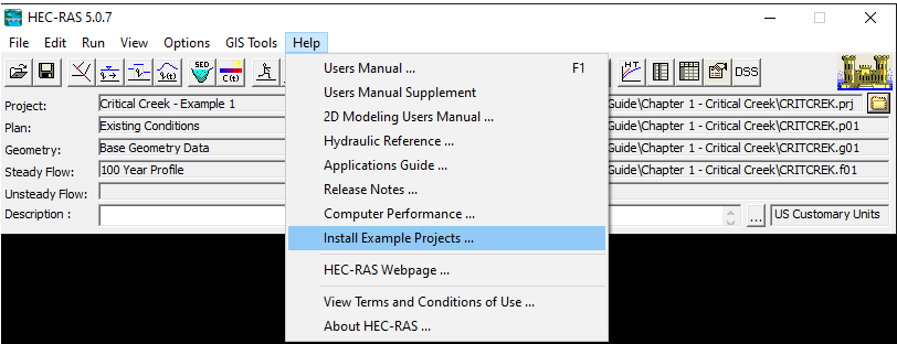use hec ras software